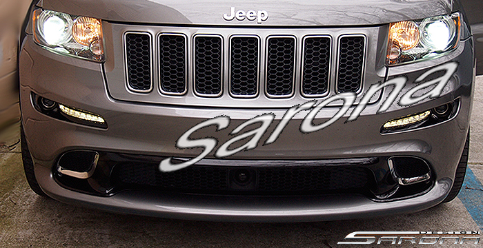 Custom Jeep Grand Cherokee  SUV/SAV/Crossover Front Bumper (2011 - 2013) - $690.00 (Part #JP-005-FB)